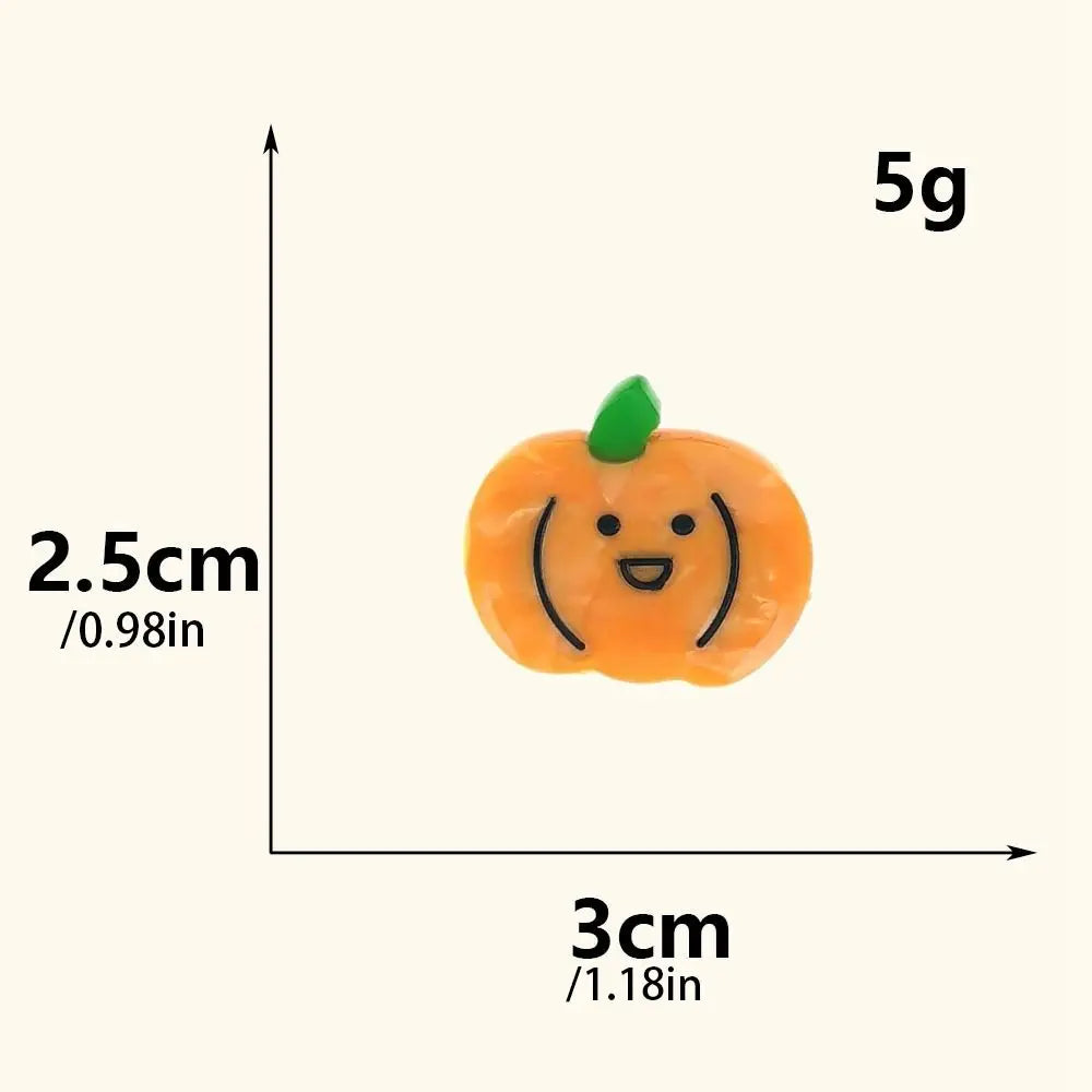 Cartoon Acetate Simulation Fruit Hair Clip Vegetable Series Small Grab Clip Mini Hair Claw Hair Accessories Geometry