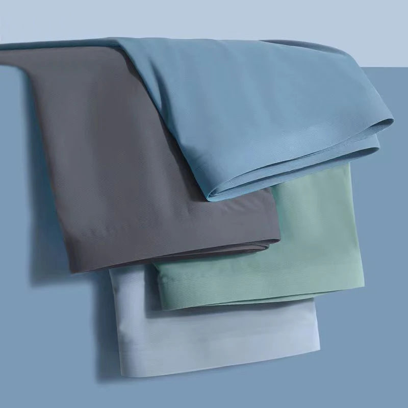 1Pcs Traceless Panties Men's Boxer Shorts Ice Silk Underwear Thin Underpants Sexy Panties Breathable Elastic Lingerie Wholesale