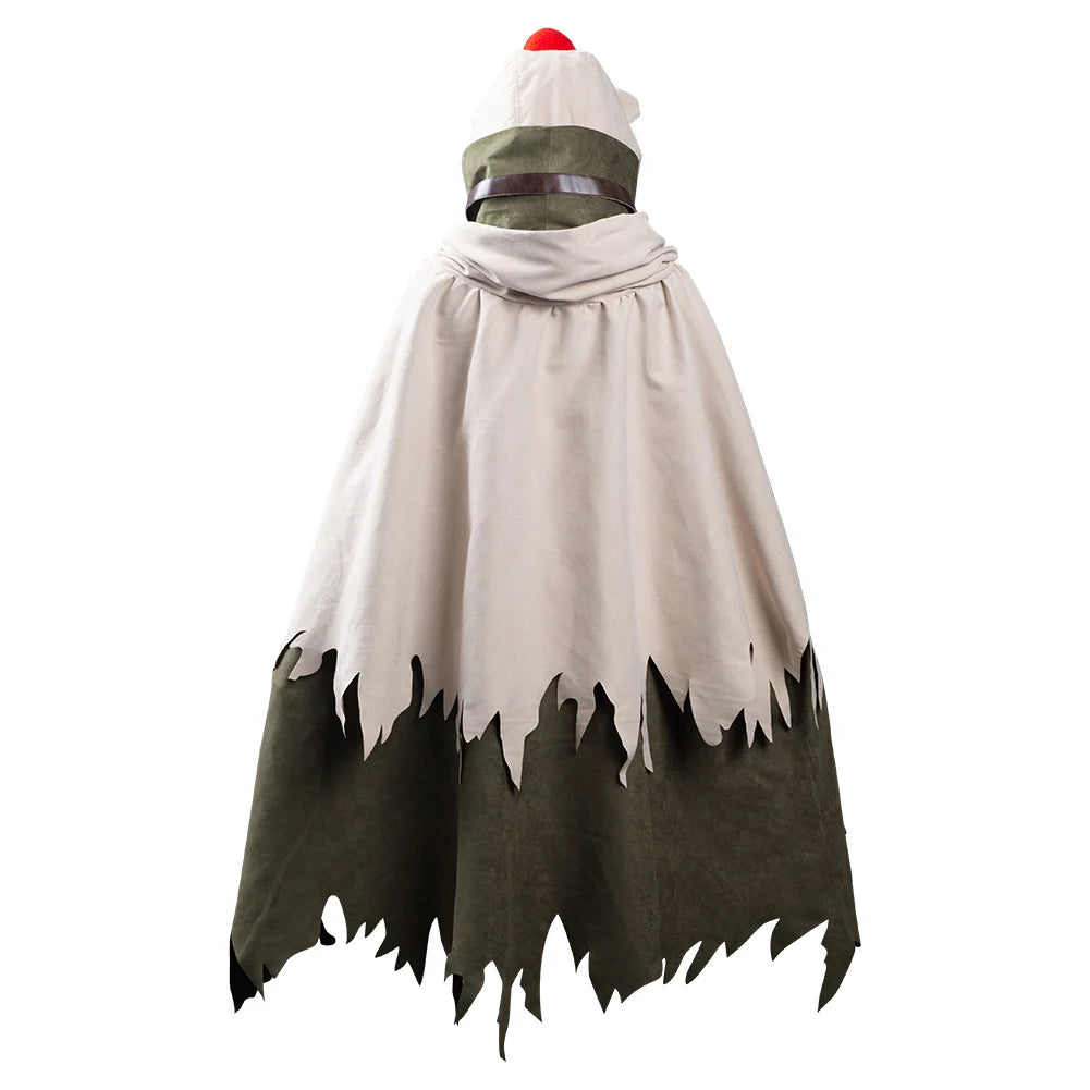 Intergrade Yuffie Kisportabi Moogle Cloak Cosplay Costume Adult Fantasy Hooded Coat Disguise Outfits Halloween Carnival Suit