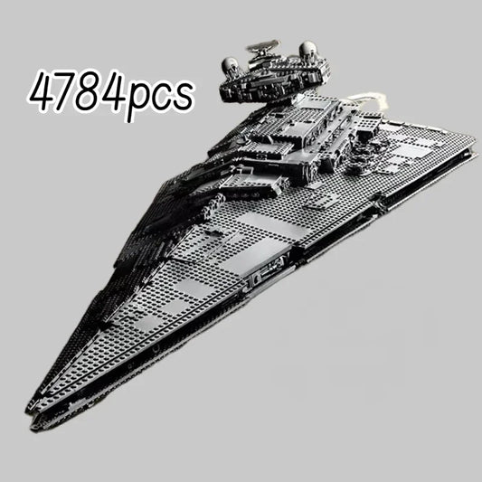 2025 Large 4784PCS UCS Empire Star Destroyer Creative Building Block 75252 Brick Toy Super Great Ultimate Weapon Spaceship  Gift