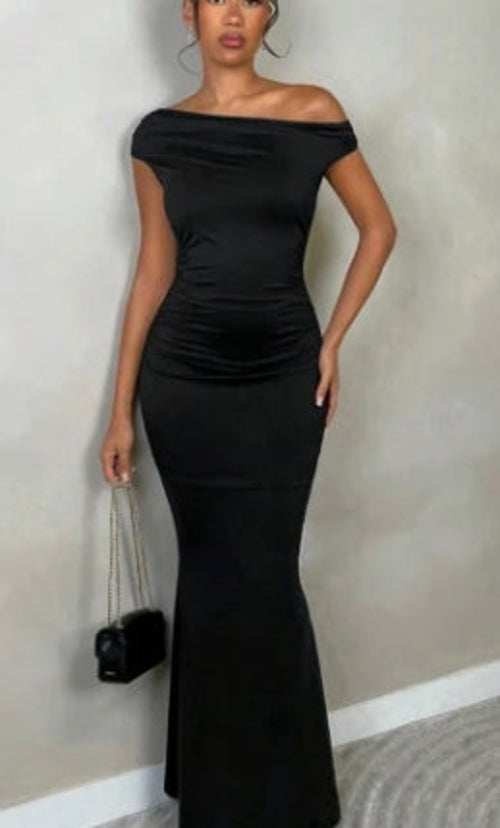 Summer New Elegant Party Daily Date Oblique Shoulder One-Shoulder