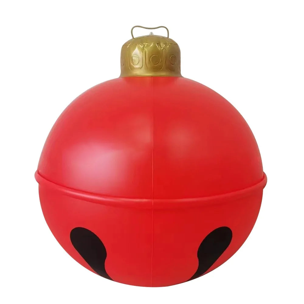 Big 60cm Inflatable Balloons Decoration DIY Christmas Ball without Light Toy Landscape Balloons Festival