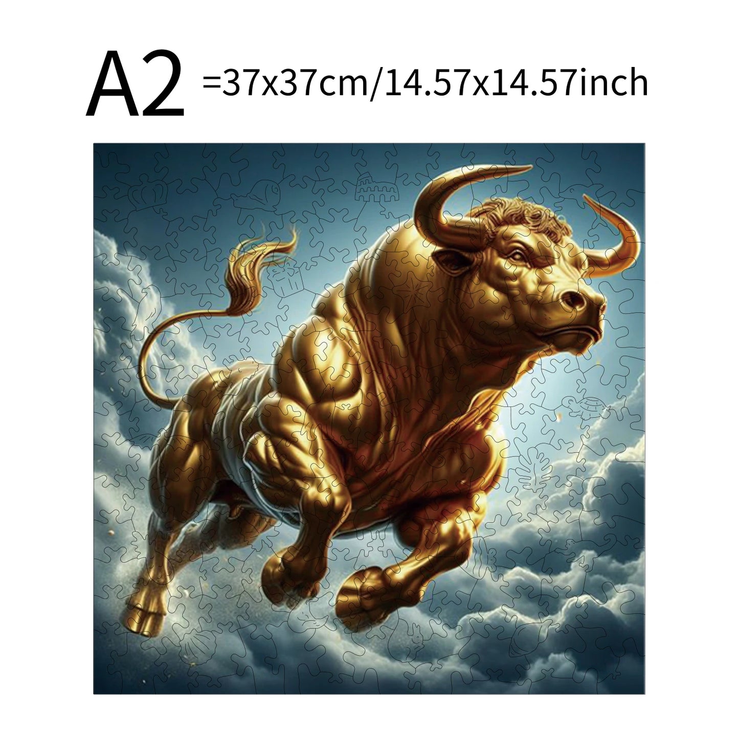 Bull Dragon Eagle Ghost Animal Puzzles High Quality Jigsaw Puzzle Wooden Puzzle Best Christmas Gift
