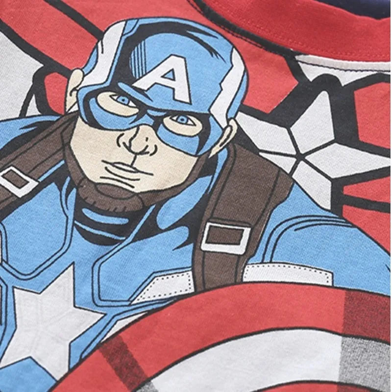 "Marvel Iron Man Kids Cartoon Pajamas Children Sleepwear Baby Pajamas Sets Boys Girls Cotton Nightwear Clothes Kids Clothing "