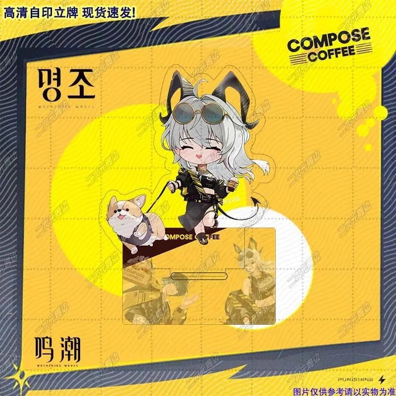 Zani Brant Acrylic Stand Wuthering Waves Anime Model Plate Desk Decor Standing Sign Figures Christmas Gifts