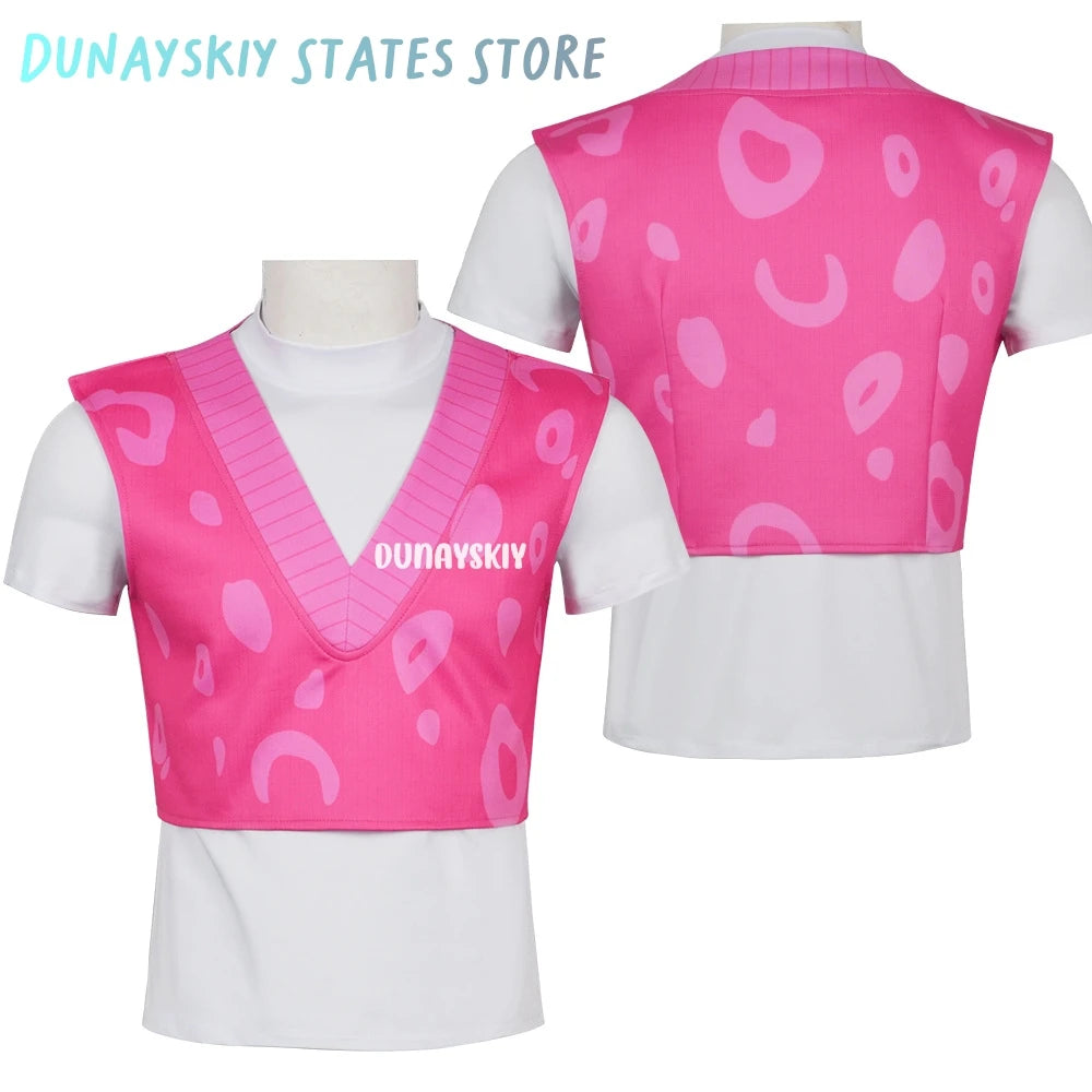 Sajaboys Cosplay Jinu Boy Group Anime Huntrix Movie Kpop Demon Handsome Vest Vampire Goth Punk Long Coat Korea Idol Halloween