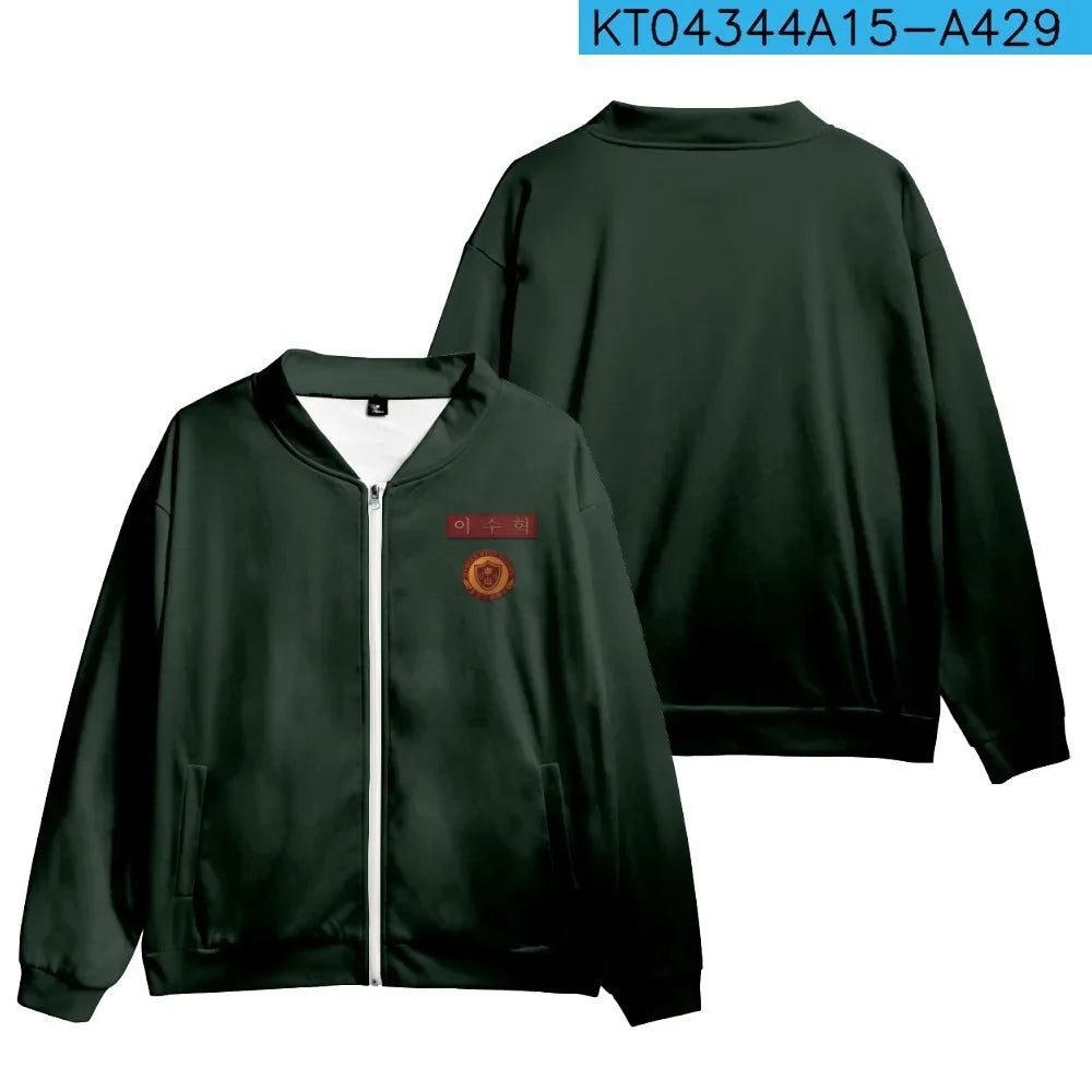 All of Us Are Dead Cosplay Costume Pullover Sweatshirt Halloween Adult Men Women Casual Streetwear Coat Jacket School Uniform