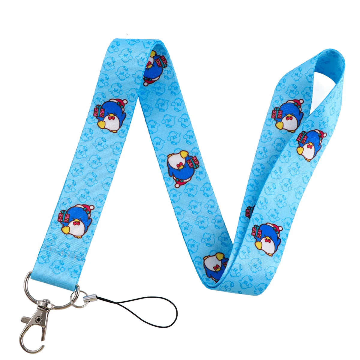 Cute Penguin Credential Holder Lanyards for Keys Neck Strap ID Card Gym Phone Straps DIY Hang Rope Lariat Lanyard Keyrings