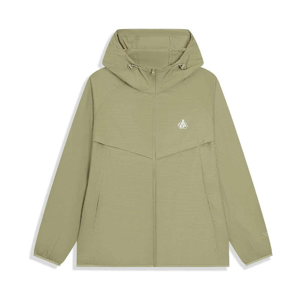 Xtep Waterplaying Outfit Sunscreen Coat 2025 Spring Waterproof UV Protection Quick-dry Loose Cool Hood Pocket 875227140011