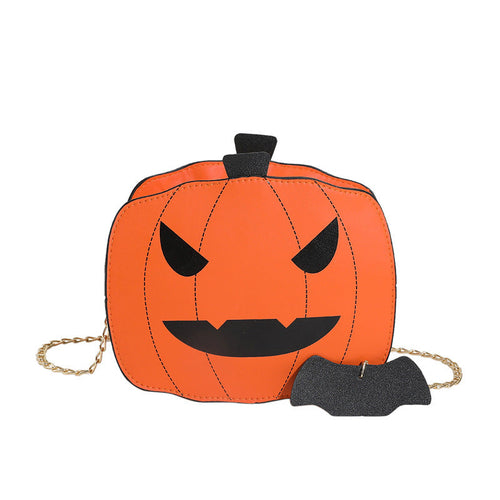Halloween Cartoon Pumpkin Shoulder Bag For Girls Personality Funny