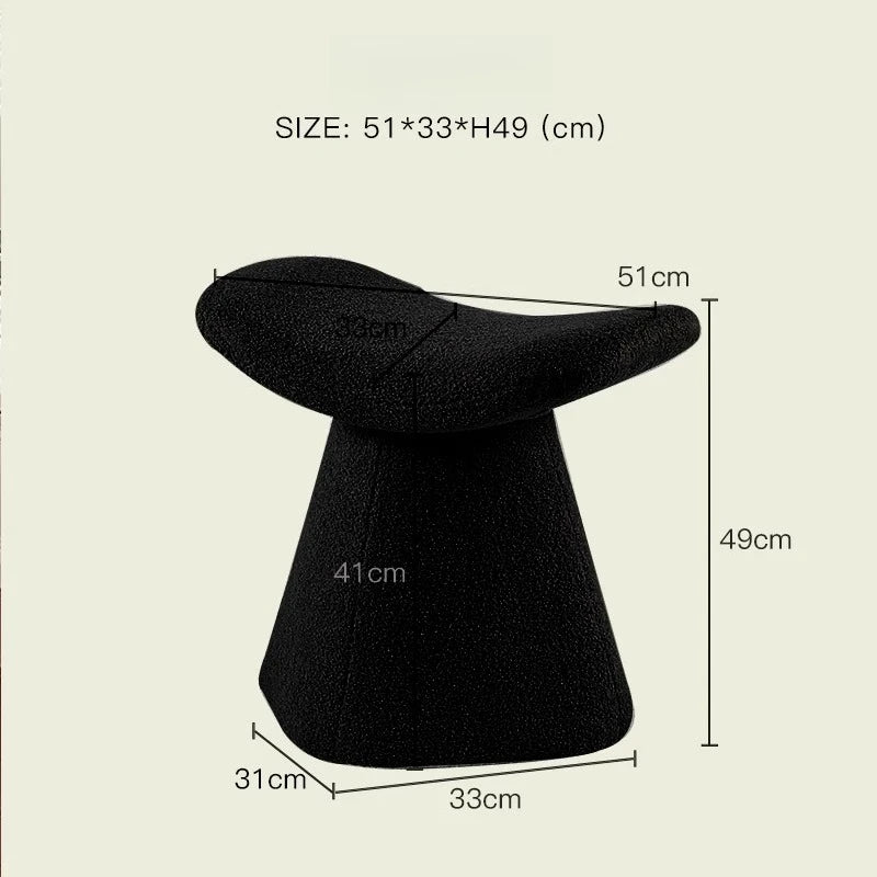 Makeup Stool Dressing Stool Household Creative Shoe Changing Stool Sitting Pier Makeup Chair Girls Bedroom Chair