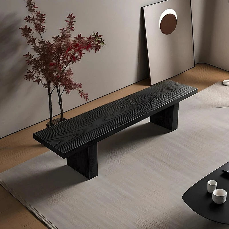 Living Room Relaxing Foot Stool Lounge Clear Shoe Bench Seat Chinese Style Low Step Stool Interior Muebles Balcony Furniture