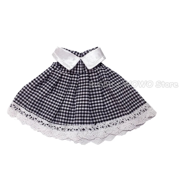 1PC Lovely Maid Outfit Suit Dress Clothes for 25cm Mellchan Baby Doll Accessories Fit 1/6 BJD Doll Girls DIY Gifts