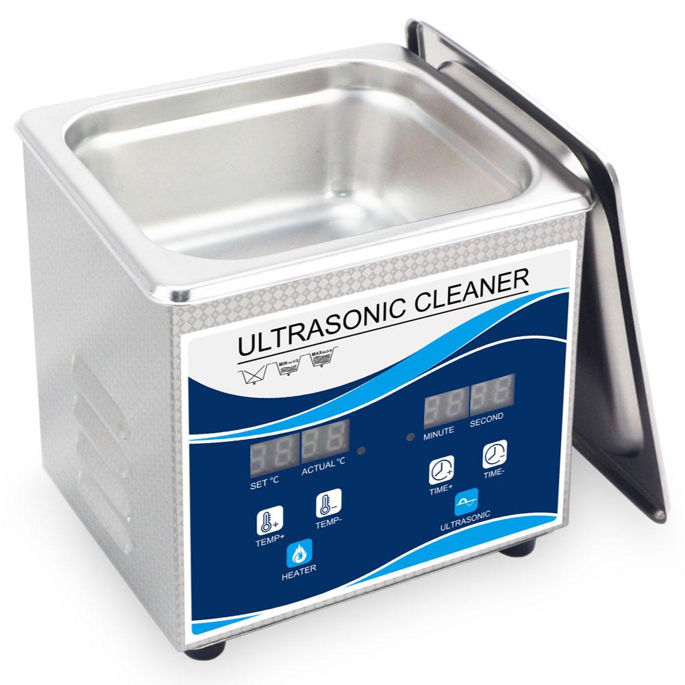 2L Digital Ultrasonic Cleaner Jewelry Ultra Sonic Bath Degas Parts