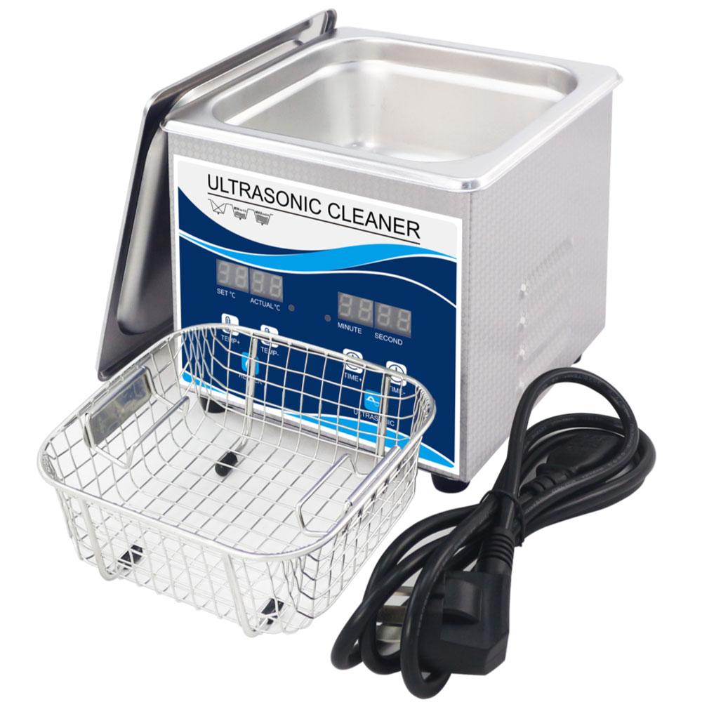 2L Digital Ultrasonic Cleaner Jewelry Ultra Sonic Bath Degas Parts