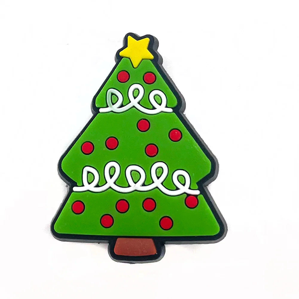 Hot 1PCS Mushroom Shoe Charms Pin for Shoe Accessories Shoe Decoration Kids Adult Christmas