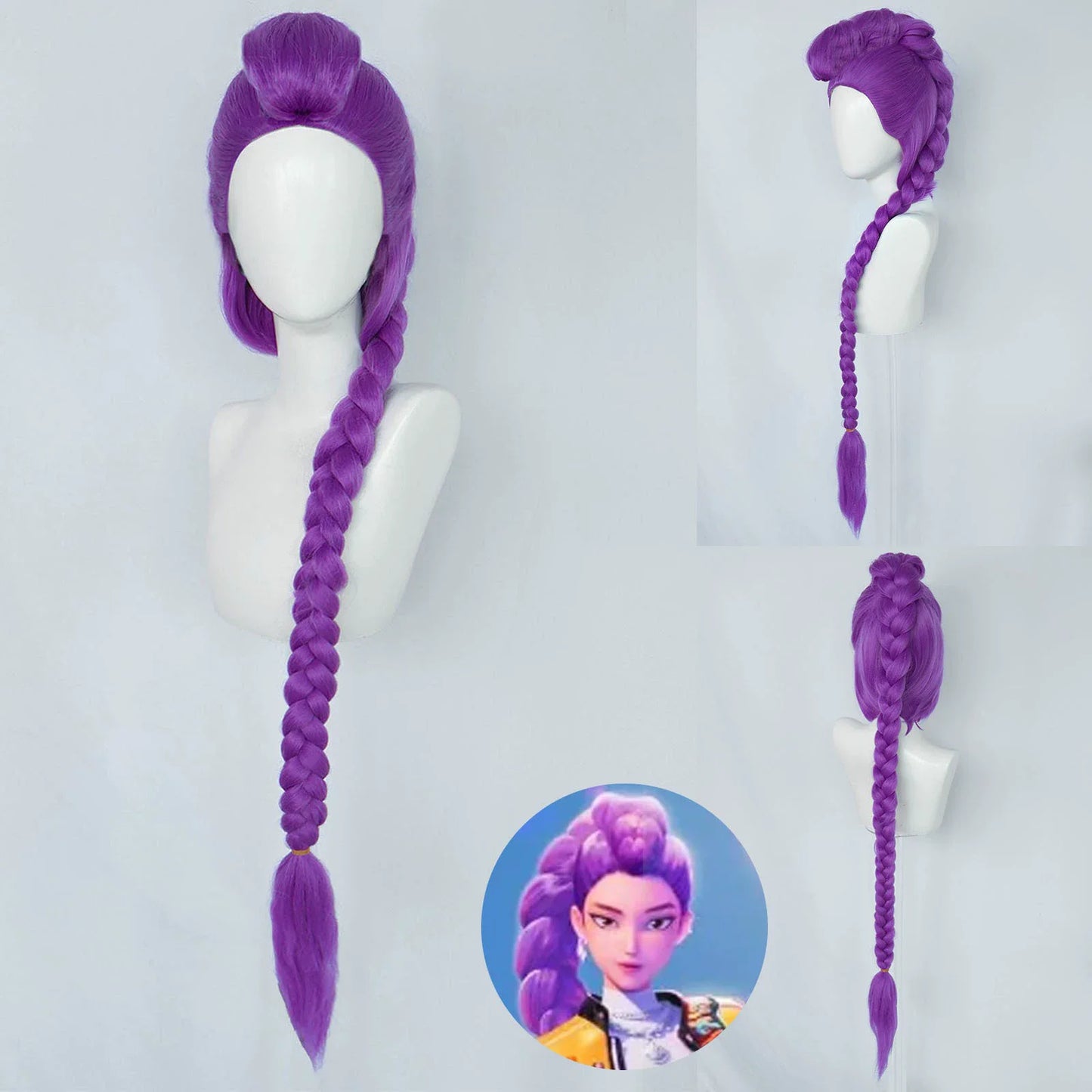 2025 New Anime Rumi Cosplay Costume Hunters Stage Clothing Yellow Coat Shorts Uniform Wig Woman Sexy Carnival Halloween Suit