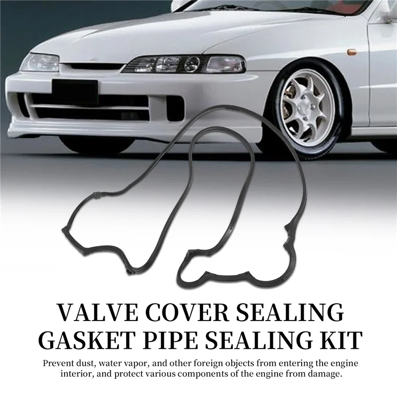 12341-Pr3-000 Oe For Honda B-Series Vtec Valve Cover Gasket Tube Seal Set B16 B18C