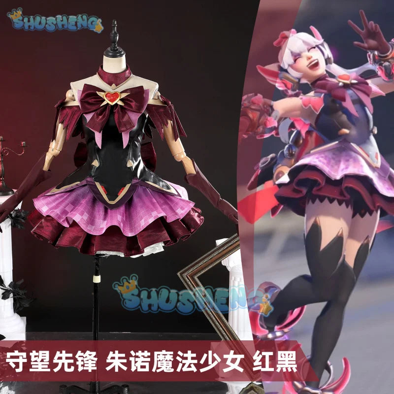 Overwatch Hearthope Juno Cosplay Costume Dokiwatch Uniform Halloween Carnival Party Christmas Play Role Clothes Clothing