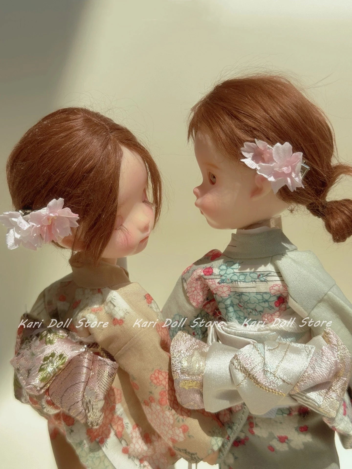 Kari Doll Clothes and skirts 2025 Flower perm master cherry blossom kimono baby suit for Landazz Landoudou Doll