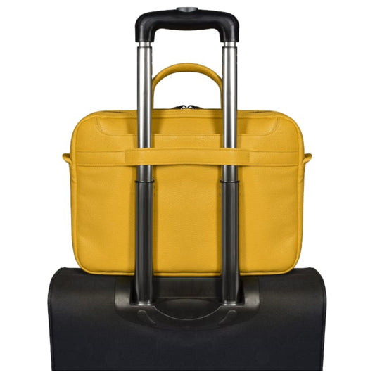 PORT TOP LOADER NOTEBOOK BAG ZURICH YELLOW 14 INCH 1 YEAR CARRY IN
