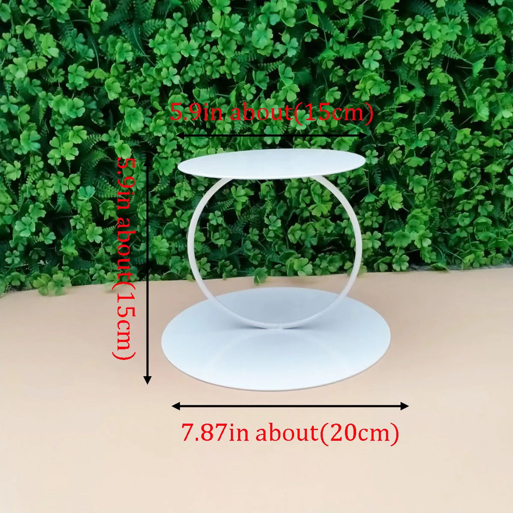 Metal Wedding Cupcake Cake Stand Floating Cake Holder Separator Wedding Birthday Party Dessert Display Stand Decorative