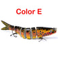Pike Fishing Lures Artificial Multi Jointed Sections Hard Bait