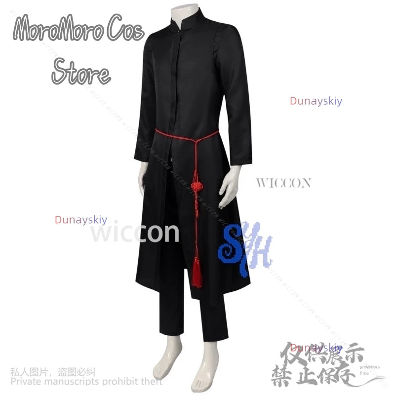 Jinu Boy Group Sajaboys Cosplay Anime Movie Kpop Demon Handsome Uniform Vampire Goth Punk Long Coat Korea Idol Halloween Suit