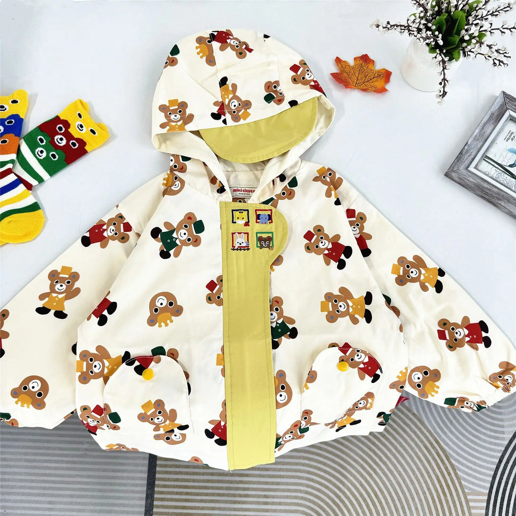 2025 Japanese Children's Clothing Assault Jackets Children's Jackets Autumn Clothing Autumn Windproof Jack