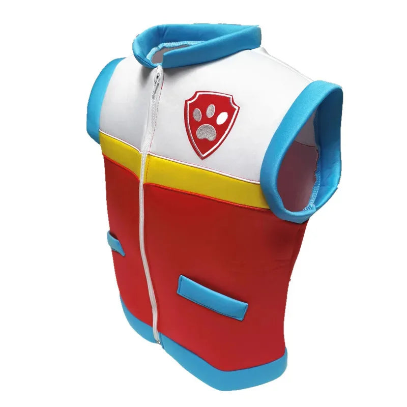 New 2025 Purim Captain Ryder Cosplay Costume Paw Patrol Kids Children Vest Birthday Party Coat Carnival Gift eqs9X