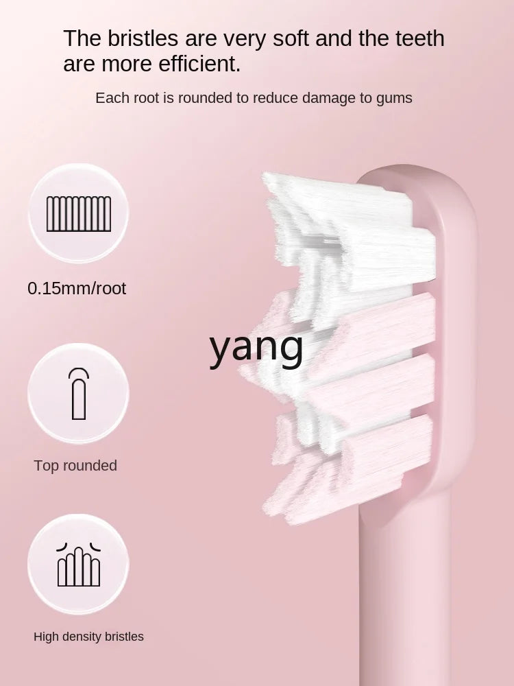 L'm'm Electric Toothbrush Rechargeable Sonic Vibration Soft Fur Couple Gift Box