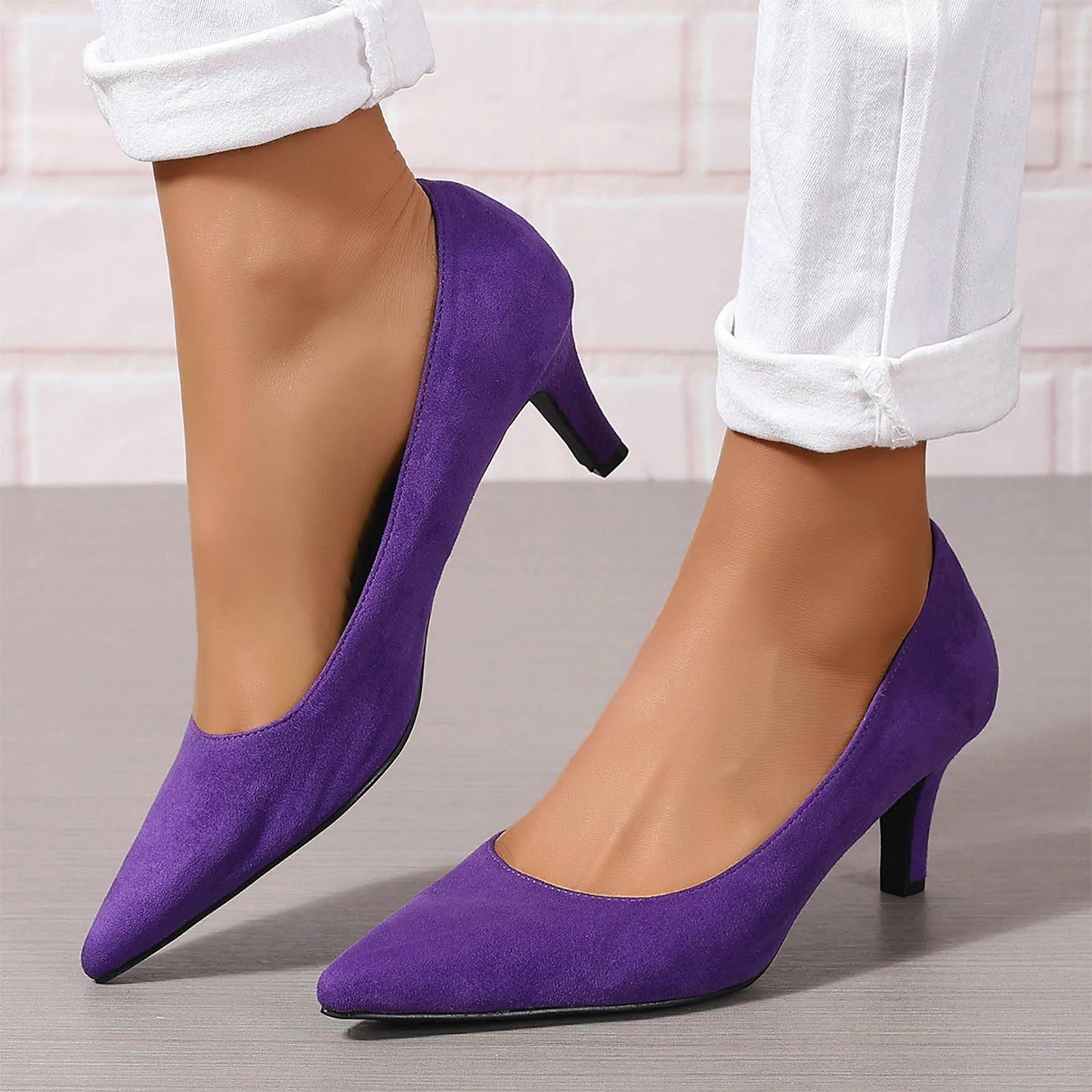 2025 Trendy Women'S Pumps Women'S Stiletto Pointed Toe Dress Shoes Wedding Prom Bridal Work Fashion Comfortable Classic Shoes
