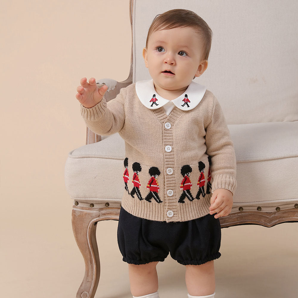 CozyTales™ – Cartoon Knit Jacket for Toddlers