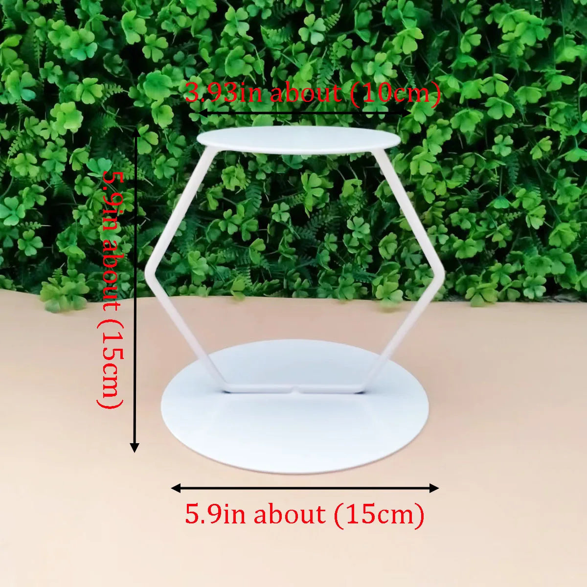 Metal Wedding Cupcake Cake Stand Floating Cake Holder Separator Wedding Birthday Party Dessert Display Stand Decorative