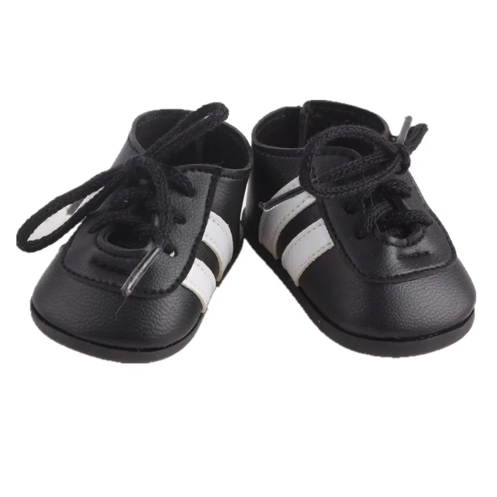 Blue Sportswear Doll Clothes Basketball Gym Shoes For 18inch American Doll 43Cm Reborn Baby items & Logan Boy Dolls Accessories