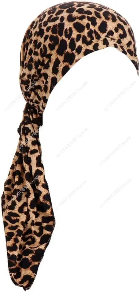 Pre-Tied Bandana Turban Hat Chemo Cancer Headscarf Headwraps Headwear for Women Hair Cover Hat