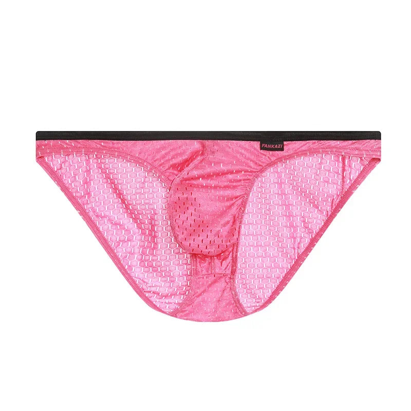 Men Underwear Sexy Men Mesh Briefs Underpants Breathable Soft Male Panties Cuecas Calzoncillos U Pouch Men's Lingerie Jockstrap