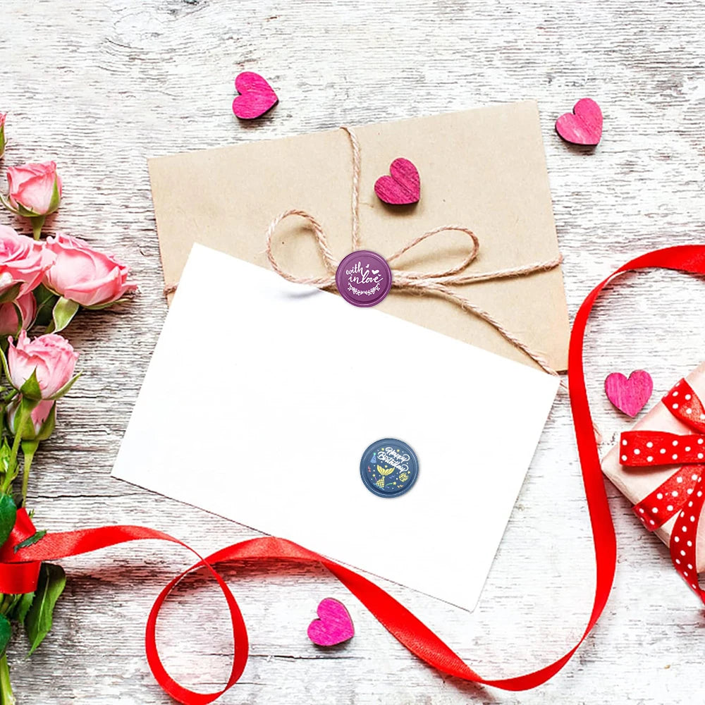 S B L A Wax Seal Stamp DIY Craft Supplies Scrapbooking Christmas Wedding Invitation for Decoration Wine Bags, Notebooks, Gifts