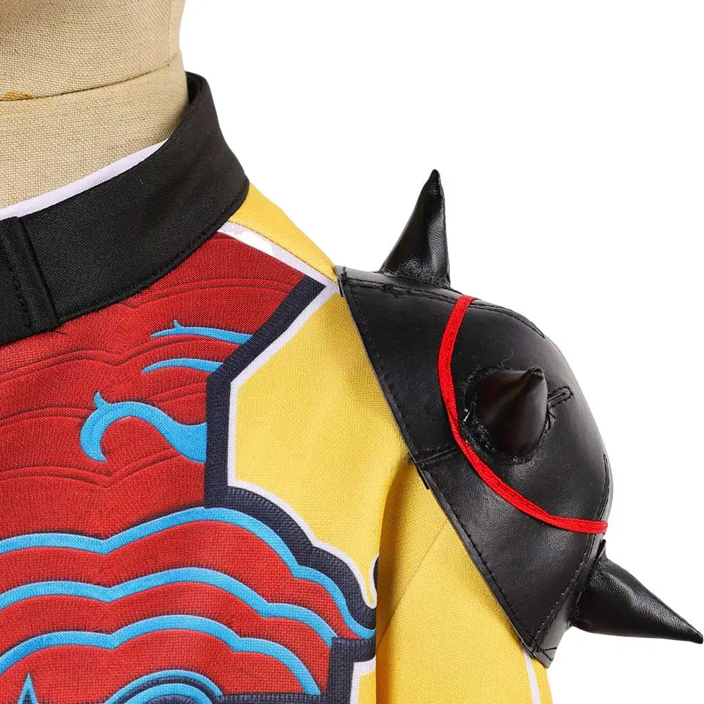 Demon Hunter of KPop Rumi Cosplay Kids Children Fantasia Costume Child Disguise Yellow Uniform Coat Pants Set Halloween Suits