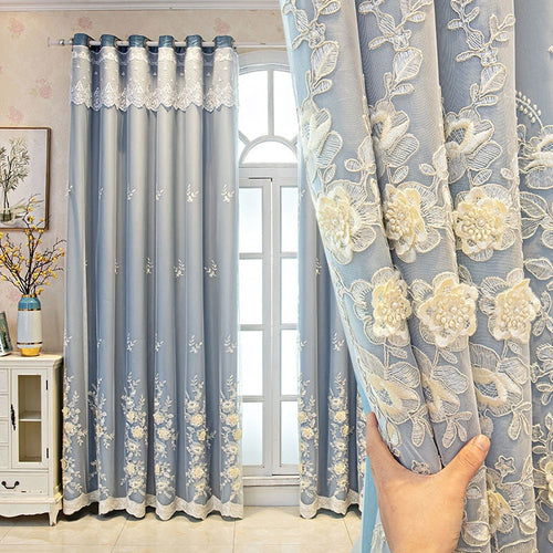 Veloria™ – Double Open Curtain Set – Magnolia Elegance Edition