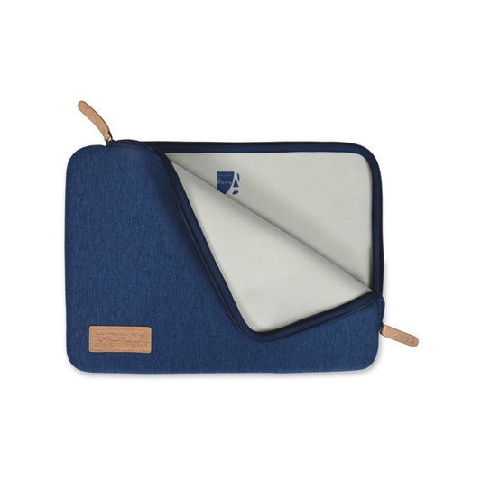 PORT NOTEBOOK SLEEVE TORINO BLUE 13/14 INCH 1 YEAR CARRY IN WARRANTY