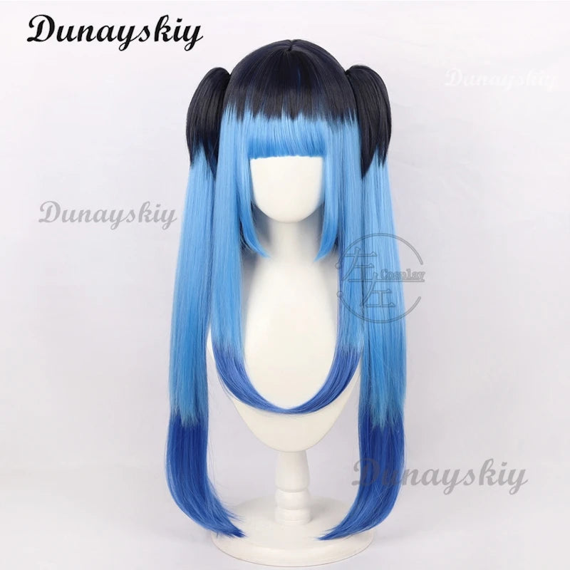 Darumi Amemiya Sumino Takumi Shizuhara Hiruko Game The Hundred Line Kako Tsukumo Cosplay Wig Hair Last Defense Academy Party