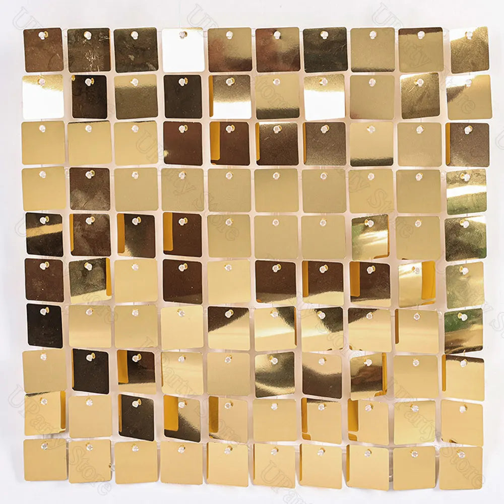 12/36Pcs Rose Gold Shimmer Wall Panels PVC Flash Glitter Sequin Panel for Birthday Baby Shower Wedding Party Backdrop Decoration