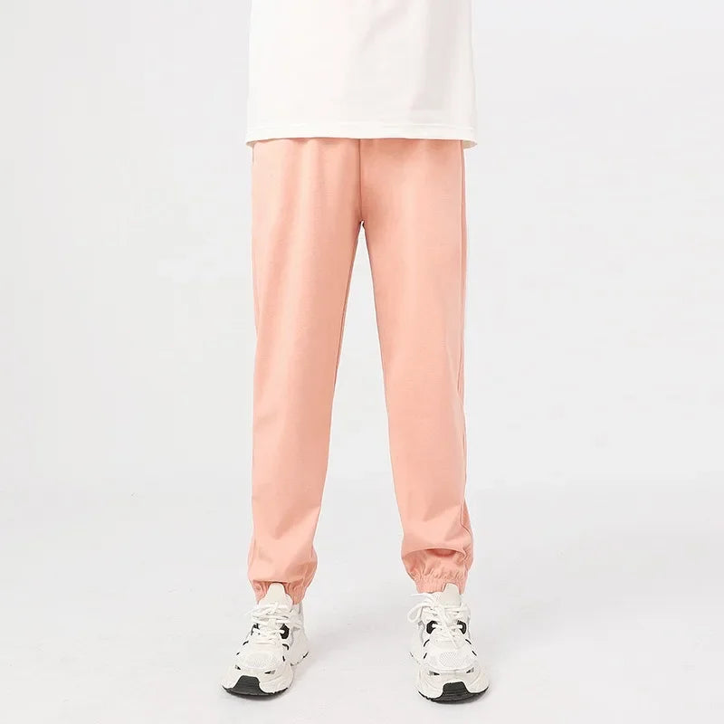 Boys' Cotton Sweatpants Unisex Toddler Jogger Pants Spring Baby Pants Children's Mosquito Trousers Summer Girls' Casual Clothes