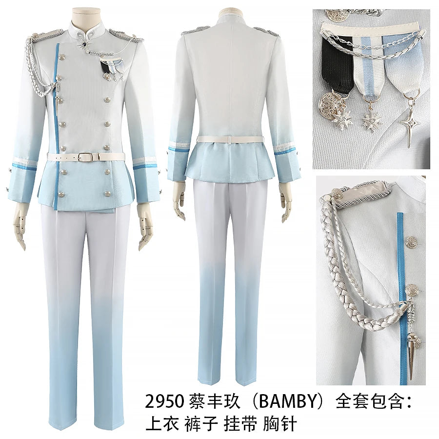 Plave 1st YEJUN BAMBY Cosplay Costume Uniform Halloween Carnival Party Christmas Play Role Clothes Clothing for Women