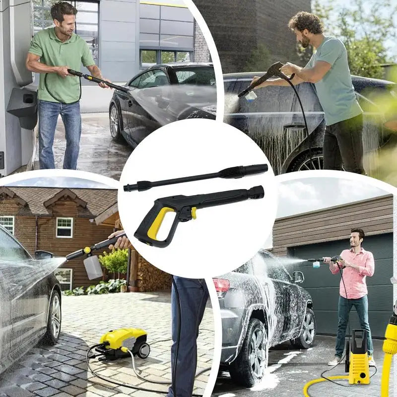 Water Hose Pressure Nozzle Garden Hose Sprayer Extension Wand Watering Tool For Plants Lawn Showering Pets