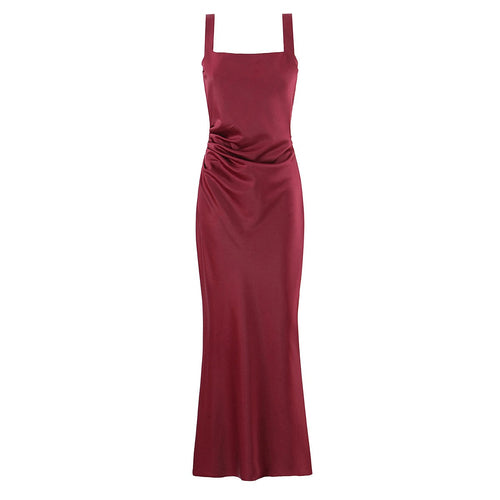 Sexy Oblique Shoulder Sleeveless Boning Corset Cocktail Evening Dress