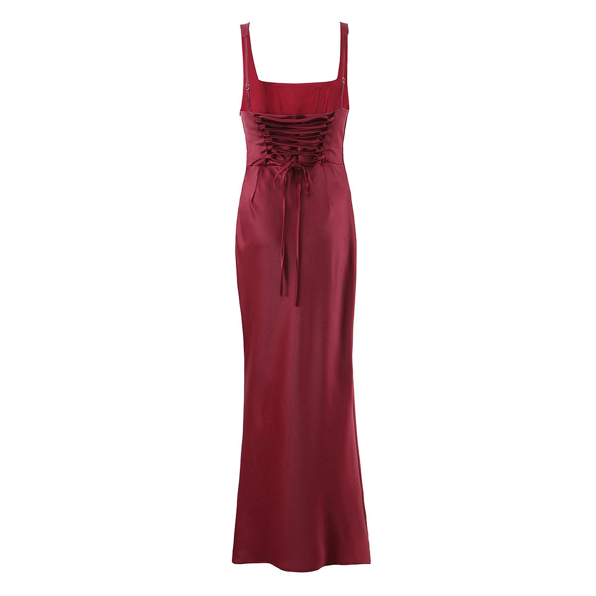 Sexy Oblique Shoulder Sleeveless Boning Corset Cocktail Evening Dress