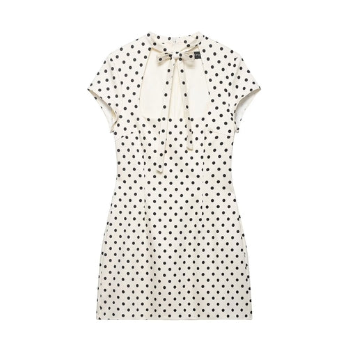 Spring Women Clothing Sexy Sexy Bowknot Decoration Dress .Ships from
