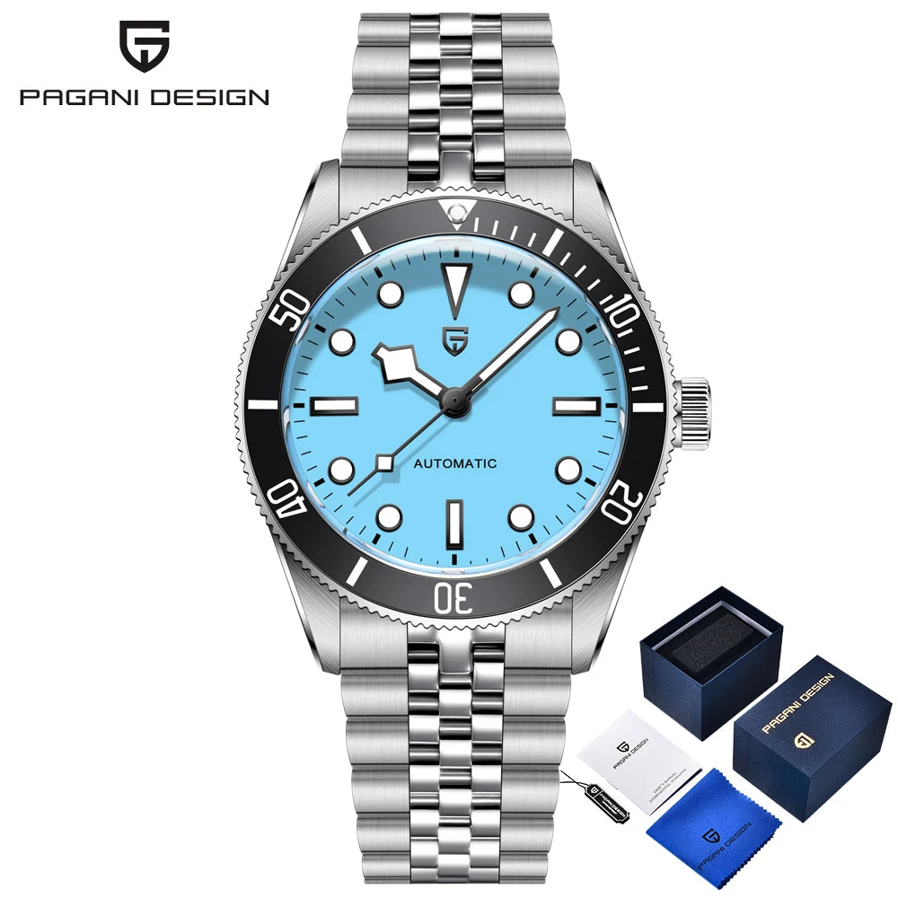 PAGANI DESIGN Luxury Men's Watch 2025 New Mechanical Wristwatch Sapphire Mirror Clock With BOX Fashion Luminous Automatic Watch